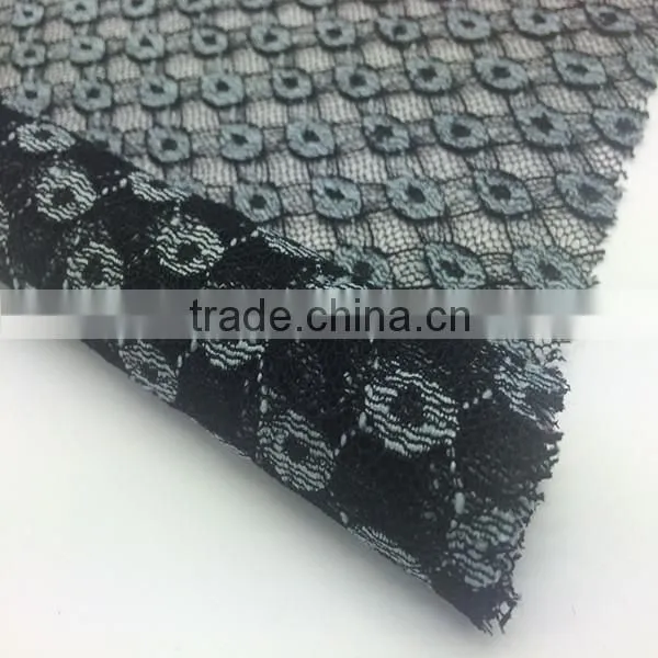 New Product Nylon Polyester Knitted Cord Lace Fabric Lace for Dress