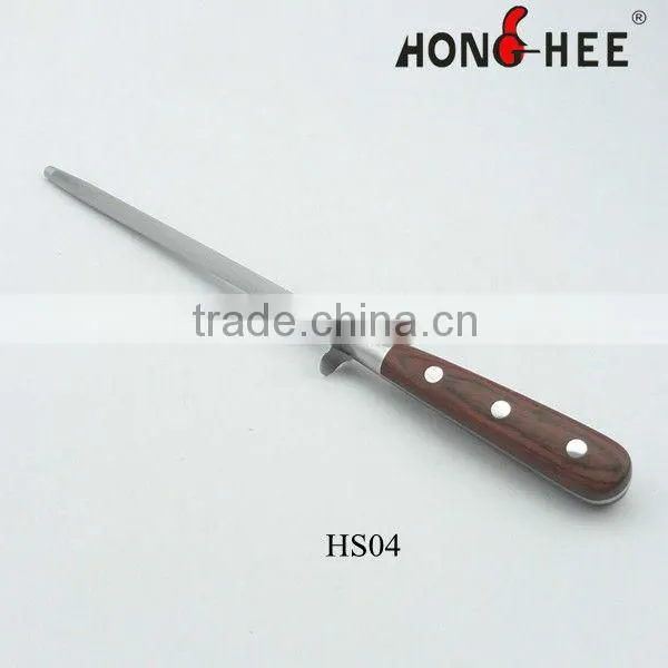 Carbon Steel Kitchen Sharpener with Pakka Handle