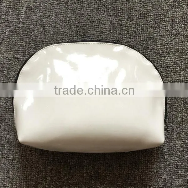 Customized LOGO Printed Recycled PU Leather Cosmetic Bag photo-4