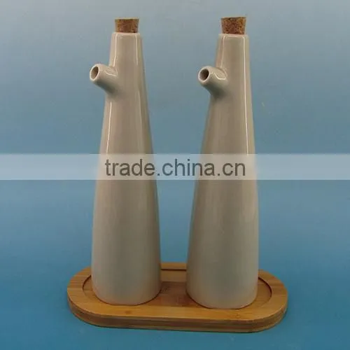 Wholesale Ceramic Vinegar and Oil Dispenser in High Quality photo-2
