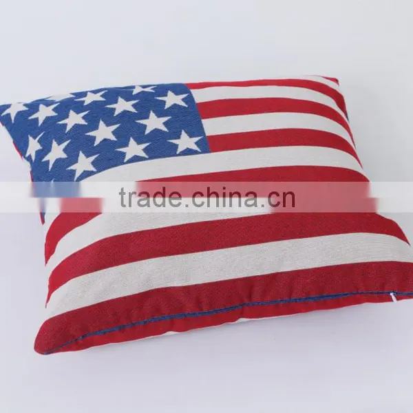American Flag Polyester Fiber Cushion photo-2