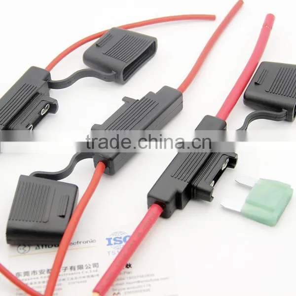 Waterproof Auto Fuse Holder&In-Line Car Mini Blade Fuse Holder Waterproof 12AWG Upto 30A 12V/24V/32V photo-6