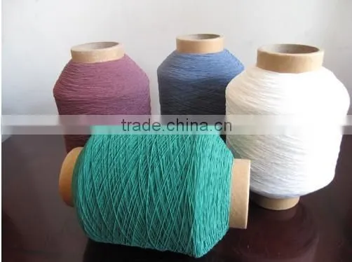 China Supplier Handknitting Lycra Spandex Covered Yarn photo-2