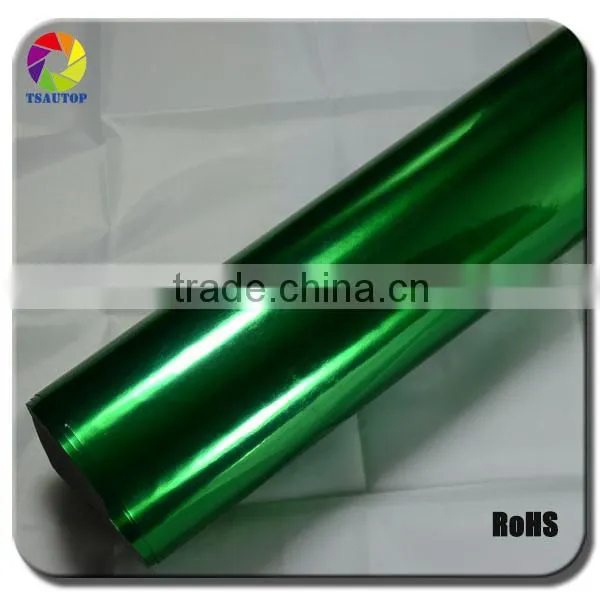 TSAUTOP 1.5*20m 1.52*30m/20m 2016 New Style Chrome Mirror Gold Car Wrap Sticker Car Wrapping photo-2