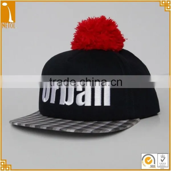 5 Panel Sports Style Flat Brim Ball Custom Snapback Caps photo-2