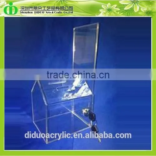 DDD-0124 Trade Assurance Cheap Dog House Donation Box