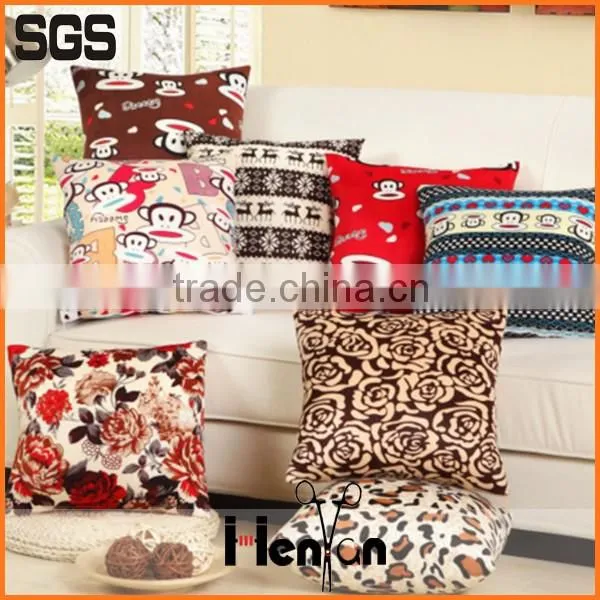 Wholesale Custom Printed Short Plush Sofa Air Cushion Car Seat photo-2