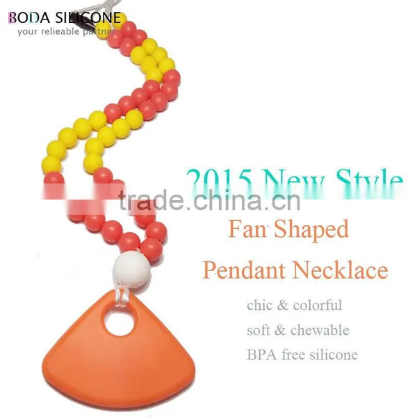 Chian Manufacturer Teething Pendant Silicone Necklace photo-4