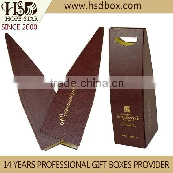 OEM Spot UV Coated Magnetic Wine Box,Wine Gift Packing Box,Paper Wine Box With Handle Make in Guangzhou photo-5