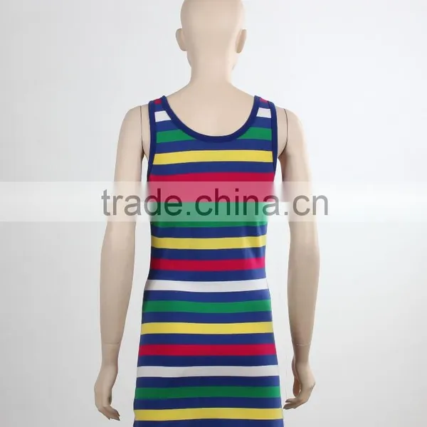 F5S15103 Women Fashion Design Fitness Dress Tank Top photo-3