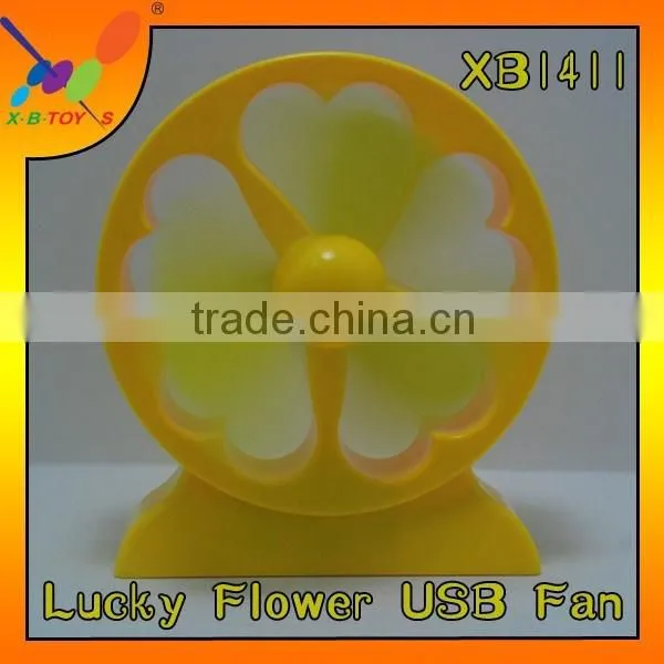 High Quality USB Cooling Lucky Flower Desk Fan for Notebook, Summer Gift,USB Table Fan photo-2