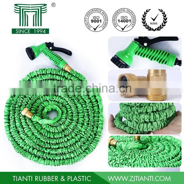 2015 High Quality Brass Fitting Expandable Fabric Garden Hose as Seen on TV photo-4