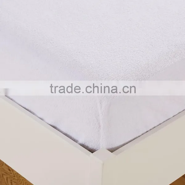 Wholesale Wool Polar Fleece Waterproof PVC Film Hospital Bed Mattress Cover photo-2
