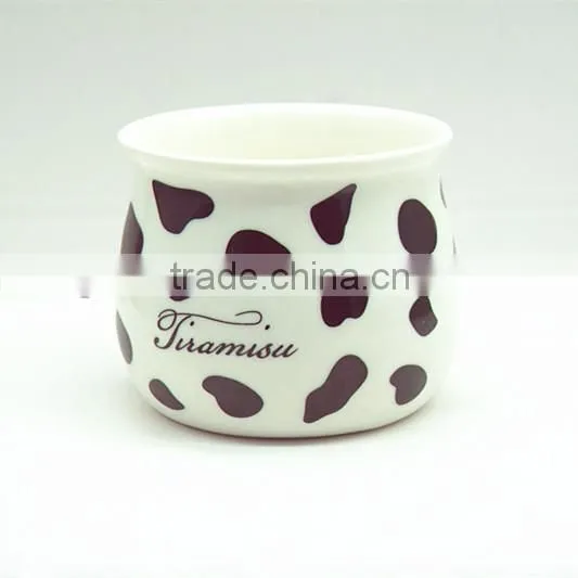 Hot-sale Food Safe Caremic Cup Tiramisu Packing Cup Pudding Cup Wholesale photo-2