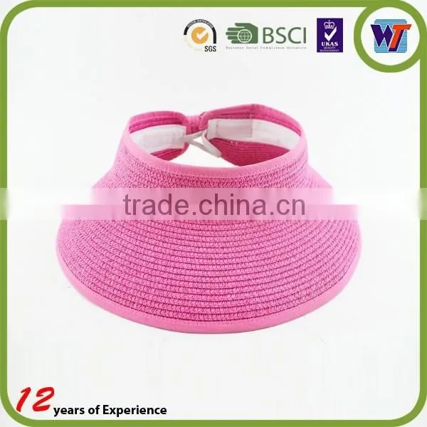 Wholesale Custom Waterproof Sun Visor Cap Short Plaid Visor Caps photo-5