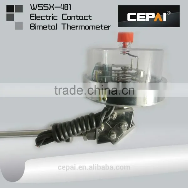 Electric-contact Bimetal Thermometer
