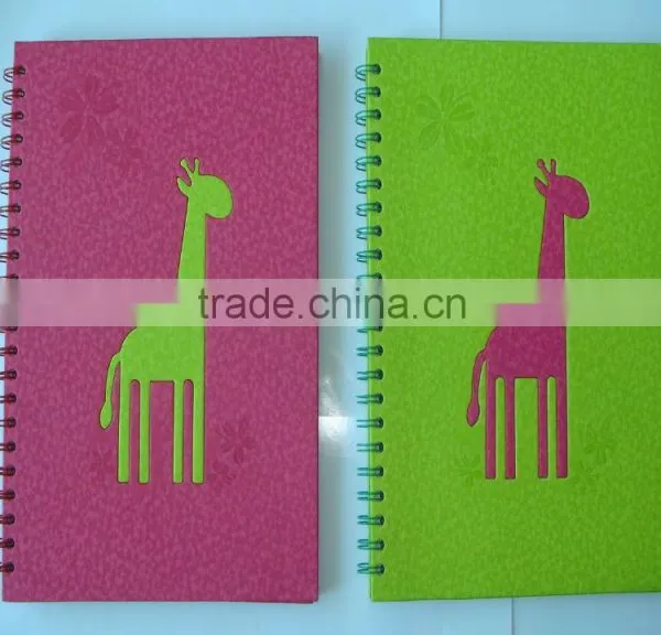 Die Cut Cover Paper Notebook/2016 Promotional Notepad photo-3