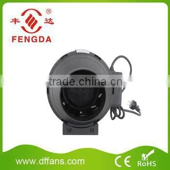 100mm Black Plastic Inline Duct Fan photo-2