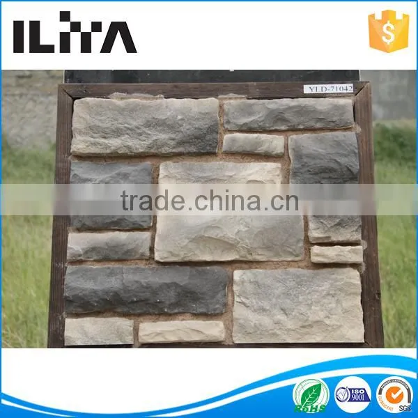 Modern and Elegant in Fashion White Cement Artificial Exterior Stone Wall Tiles Paneling Artificial Stone Fence photo-6