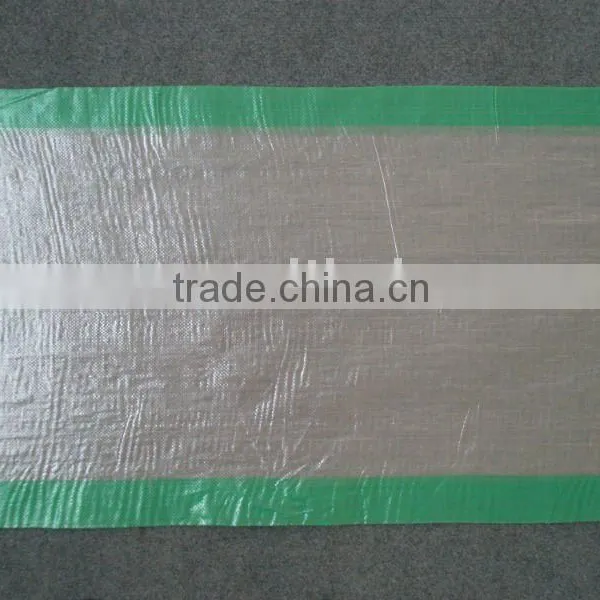 Transparent plastic woven bag