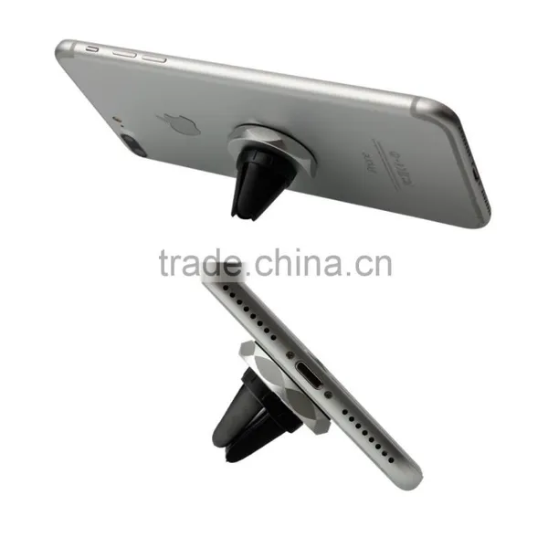 Universal Rotating Portable Mini Air Vent Magnetic Mobile Cell Phone Stand Mount Car Holder photo-4