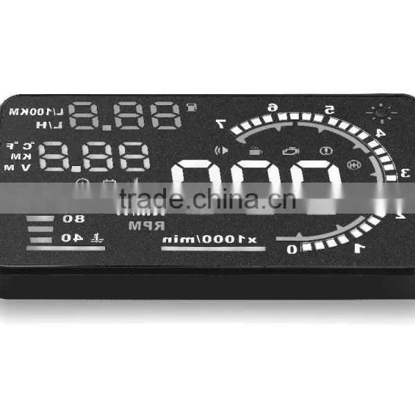 A8 Car HUD System OBD2 Speed Display Car Security Device photo-2