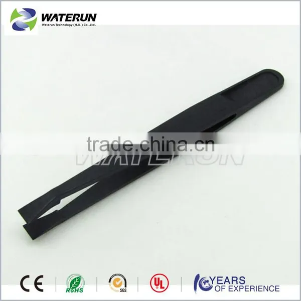 WATERUN Black Conductive Plastic Tweezers, 115mm Length Conductive Plastic Tweezers With Reasonable Price photo-4