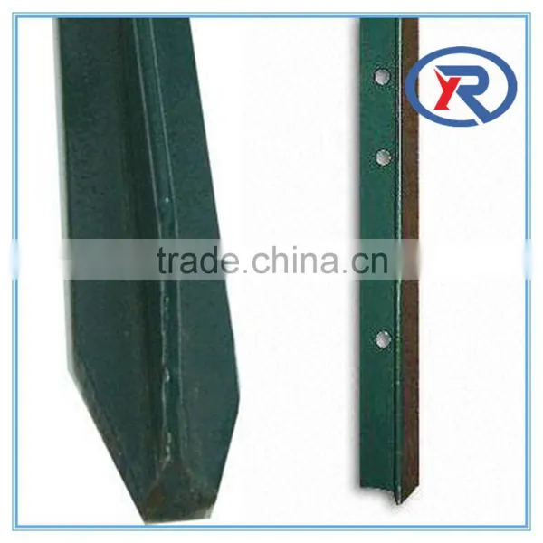 American Steel Studded T Post / Galvanized / Green Paint T Post photo-3