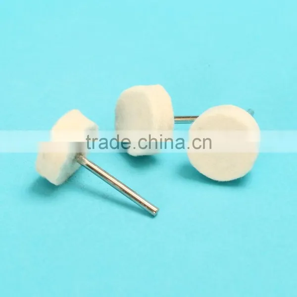 High Quality 2017 New Product China Different Style Wool Felt Cone and Bullet Wheel photo-3