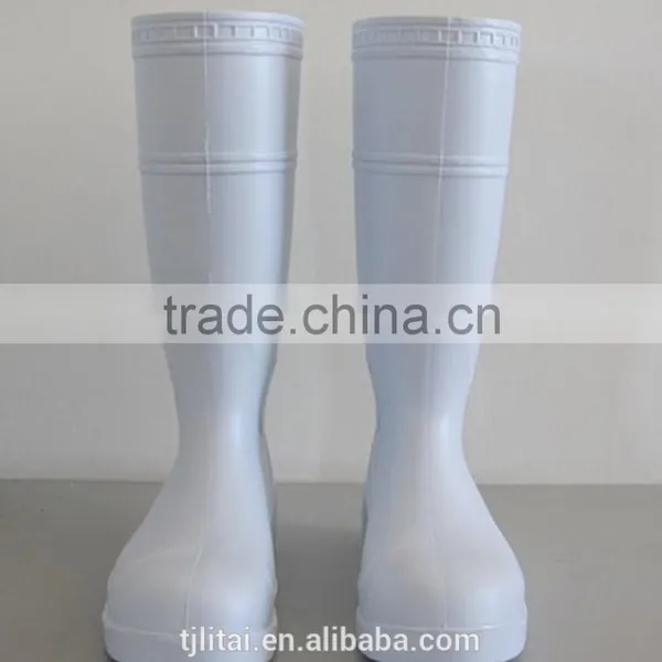 Pure White 2017 Ankle Gumboots,pvc Safety Shoes,cheap Work Boots photo-4