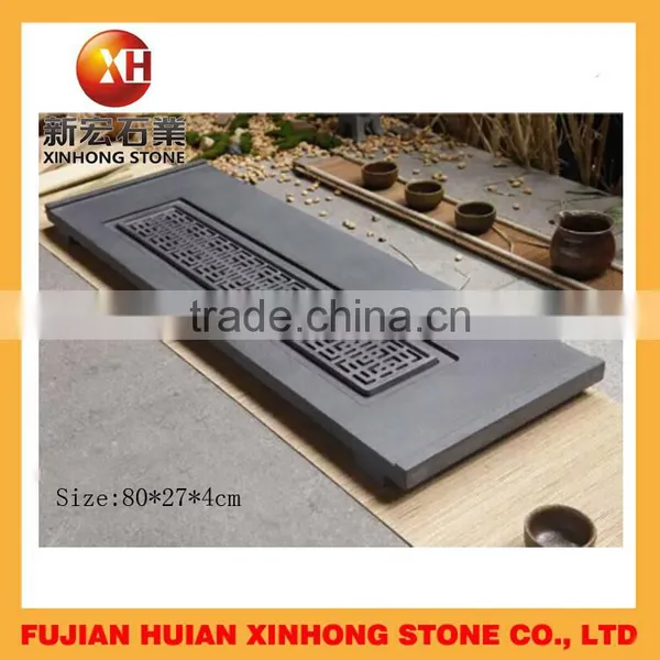 Hollow Out Drainage Mongolia White Metal Tea Tray for Hot Sale photo-4