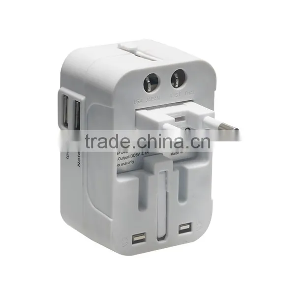 Factory Price USB Universal Portable Travel Plug Unique Travel Plug Superb Quality AC 250V Customized With Double USB Port photo-4