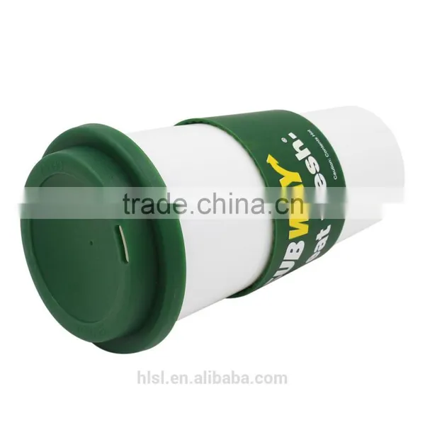 480ML Takeaway Plastic Coffee Cups With Lid, Reusable White Plastic Sports Cups photo-2