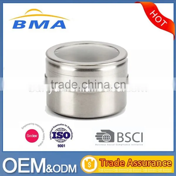 3 Pieces Stainless Steel Magnetic Condiment Container photo-3