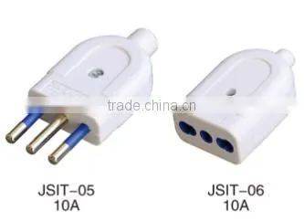 Italian ac dc Electrical Multi 3 Round Pin 16a Industrial Male and Female Plug Socket Adaptor Socket photo-4