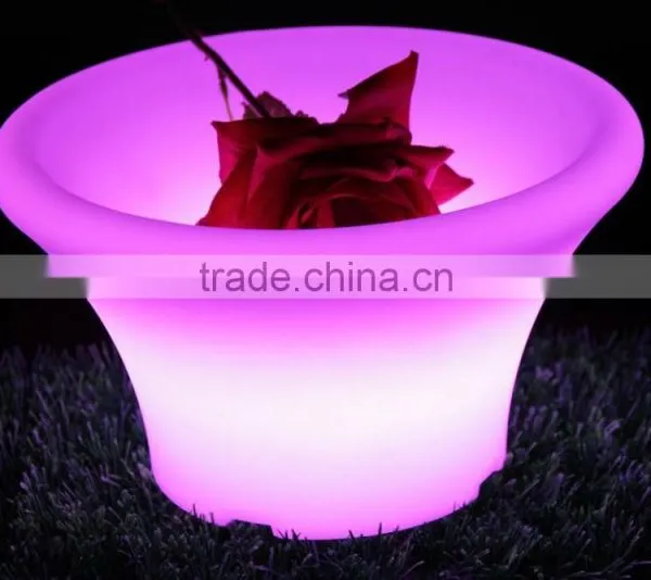 LED Flower Pot Wine Storage Plastic Home Furniture photo-6