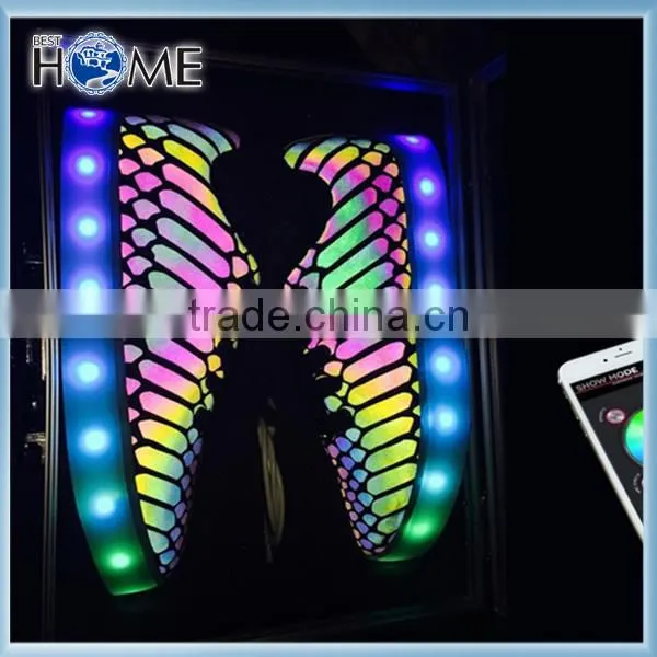 Men Women 11 Colors Led Sneakers High-top Light up Sneakers Glowing Light Up Shoes Flat LED Luminous Shoes Chaussure Led