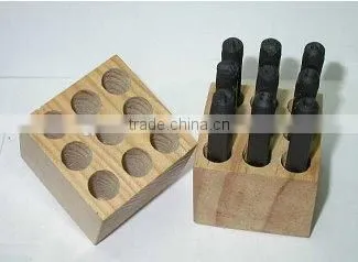 4mm to 5mm 9PC Steel Number Stamp Punch Set for Hand Tools