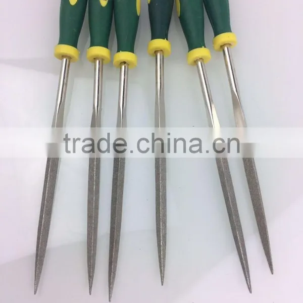 BERRYLION 5*180mm 7pcs Professtional Triangle Steel Files Set With Blister Packing photo-2