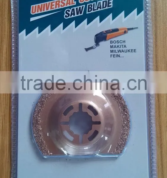 Rasp Quick Release Triangular Carbide Grout Remover Oscillating Multitool Saw Blade photo-2
