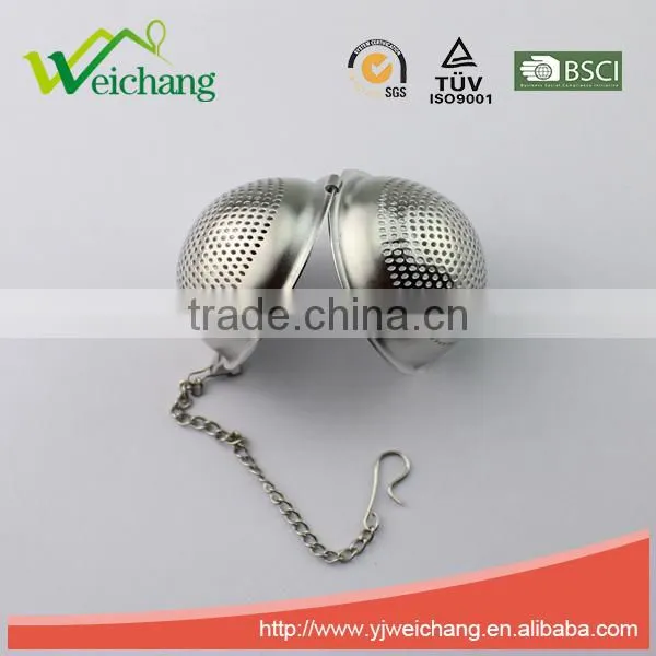 WCYY0006 High Quality Hot Sale 304 Material Circular Long Chain Tea Ball Tea Infuser Tea Strainer photo-3