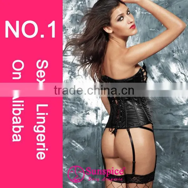 Sunspice Top Quality Guarantee Leather Fetish Clothing Leather Fetish Women Sexy Revealing Sexy Leather Fetish photo-2