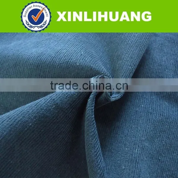 Plain Dyed Wide Wale Cotton Spandex Stretch Corduroy Fabric photo-2