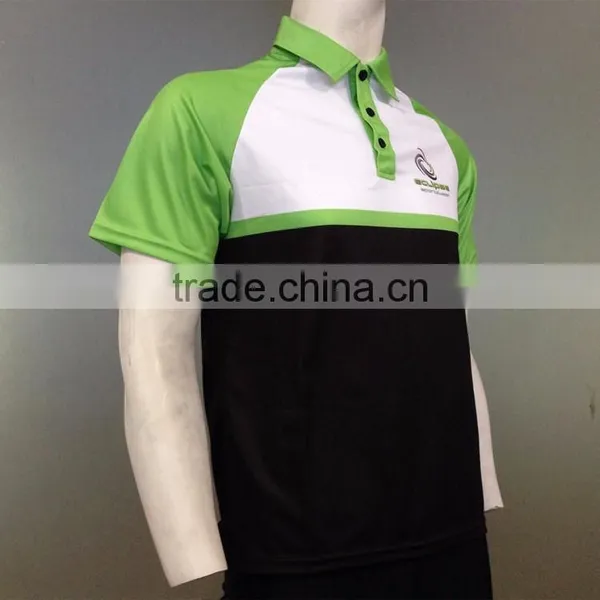 100%polyester Customized Polo Shirts With OEM Brands/logos photo-3