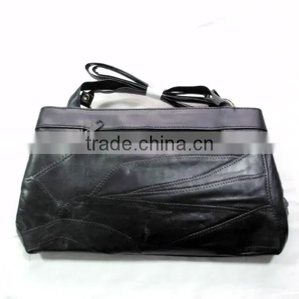 Patchwork Leather Handbag for Wholesales photo-2