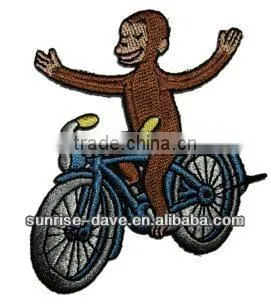 Child Garments' Embroidery Badge Monkey Pattern