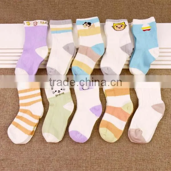 New Fashion Design Organic Cotton Baby Kids Socks Wholesale photo-3