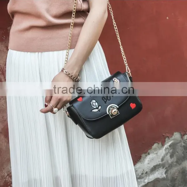 Zm50180b Single Shoudler Crossbody Bag Women Embroidery Fashion Lady Handbag photo-3