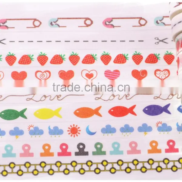 8mm*10m Pattern Washi Tape for Planner Accessories photo-5