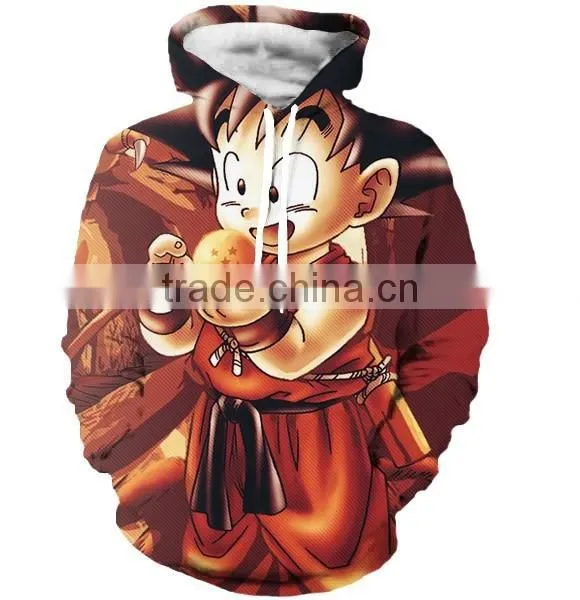M-6XL Anime Dragon Ball Z Pocket Hooded Sweatshirts Kid Goku 3D Hoodies Pullovers Men Women Long Sleeve Outerwear New Hoodie photo-5